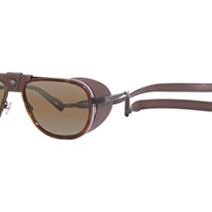 Vuarnet Glacier VL2111 0002 Sunglasses Men's Tortoise/Brownlynx Pilot 56mm