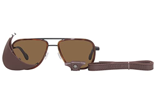 Vuarnet Glacier VL2111 0002 Sunglasses Men's Tortoise/Brownlynx Pilot 56mm