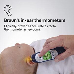 Braun ThermoScan 7 Digital Ear Thermometer, Family Care App Compatible, Age Precision Technology, Color-Coded Digital Display, Baby and Infant Friendly, No. 1 Brand Recommended by Pediatricians