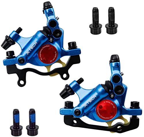 SONAU 1 Pair Front & Rear HB100 MTB Bike Hydraulic Disc Brake Calipers Road Bicycle Line Pulling Brake Clamp