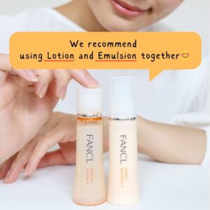 FANCL Enrich+ Emulsion II - 100% Preservative-Free, Facial Lotion with Niacinamide, Hydration, Anti-Aging, Firming & Elasticity Solutions for All Skin Types