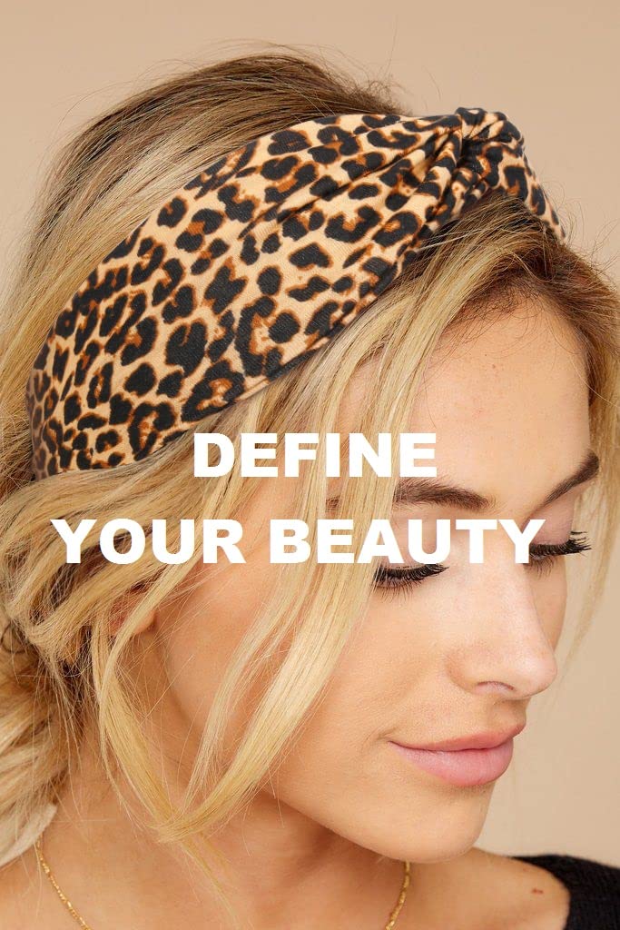 AKTVSHOW Headbands for Women Non Slip Wide Boho Hair Bands Turban Headband Headwraps Stylish Hair Accessories for Women