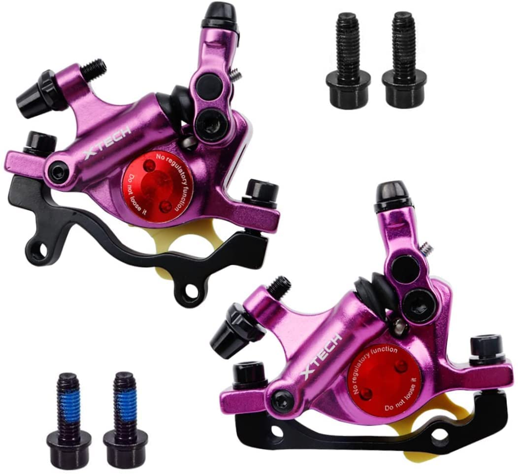 SONAU 1 Pair Front & Rear HB100 MTB Bike Hydraulic Disc Brake Calipers Road Bicycle Line Pulling Brake Clamp