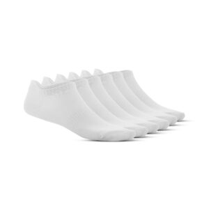 BONISTO Cotton Ankle Socks - 6 Pairs Mens Athletic Low Cut Socks - Soft Sneaker Socks (Medium, White)