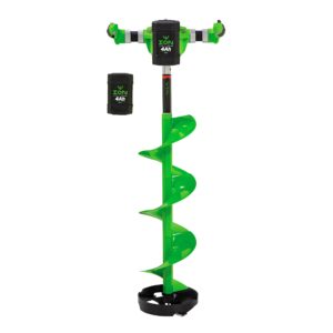 ion g2 10" electric power ice fishing auger with two high performance 4ah 40v max gen 2 lithium batteries