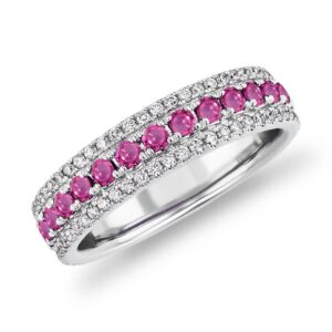 christian jewelry for women 90 year old birthday gifts for women gifts for women who have everything rings women Engagement dress matching Ring Created Pink Sapphire Ring Sterling-Silver Ring Size: 6