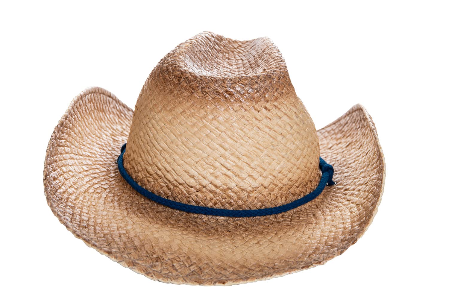 Men's Corona Extra Straw Beach Cowboy Hat with Curved Brim Tan