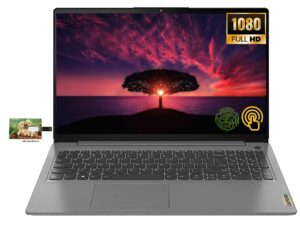 new lenovo ideapad 3 business laptop, 15.6" fhd touchscreen, core i5-1135g7(beat i7-1065g7), windows 10 pro, 12gb ram 512gb ssd, 32gb tela usb card