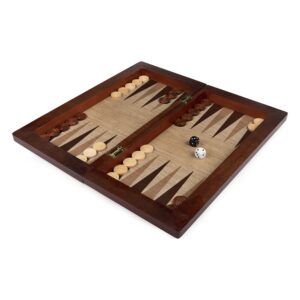 Spin Master 6061068 Wood Chess, Checkers, and Backgammon Board Game Set