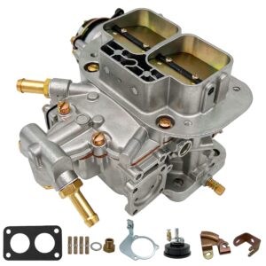 NENKUTEN New Carburetor 2 Barrel for Weber 38/38, Carb 38x38 Fits for Fiat Renault Ford VW Jeep Dodge Toyota Pickup for BMW Daewoo Mitsubishi 4 Cylinder Electric Choke, Replace 19830.202 DGES 390CFM