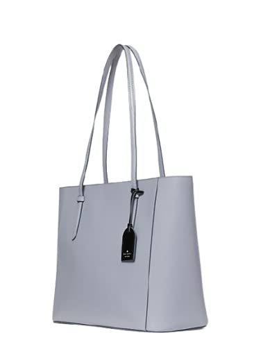 Kate Spade New York Schuyler Medium Leather Tote Shoulder Bag in Brushed Steel