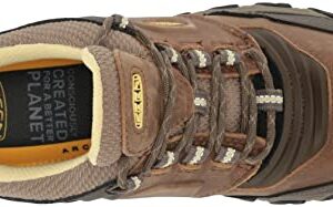 KEEN Women's Ridge Flex Low Height Waterproof Hiking Boots, Safari/Custard, 8