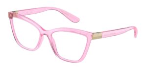 eyeglasses dolce & gabbana dg 5076 3097 transparent pink