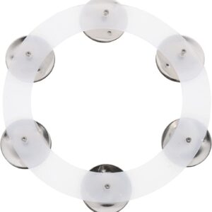 TUOREN 6" Cymbals Ching Ring Mountable Hi-Hat Tambourine with 6 Steel Jingles for Hi Hats, Crashes, Effects Cymbal, Stacks