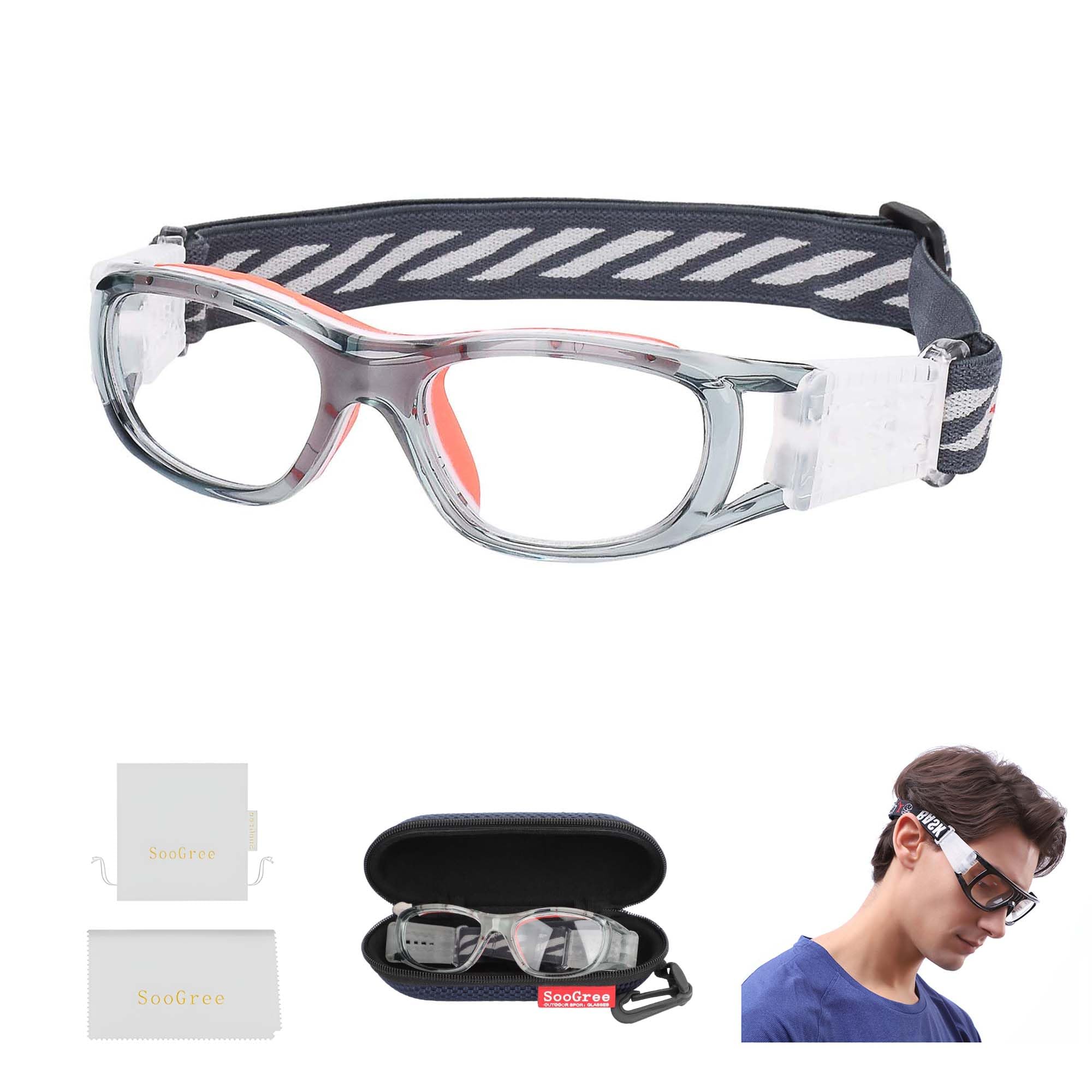 Sports Goggles Basketball Soccer Safety Goggles Eyewear cratch Resistant Protective Eyewear Kids Sports Adjustable Glasses