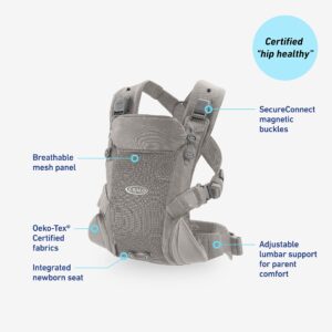 Graco® Cradle Me™ Lite 3-in-1 Baby Carrier, Oatmeal