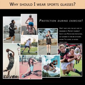 Sports Goggles Basketball Soccer Safety Goggles Eyewear cratch Resistant Protective Eyewear Kids Sports Adjustable Glasses