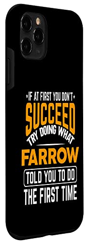 iPhone 11 Pro Farrow personalized gift name joke funny custom Case