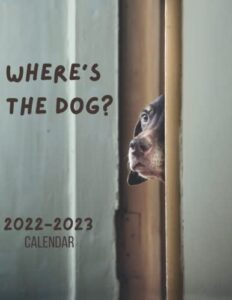 where's the dog? 24-month calendar for 2022 and 2023: with full color photos of pooches playing hide-and-seek