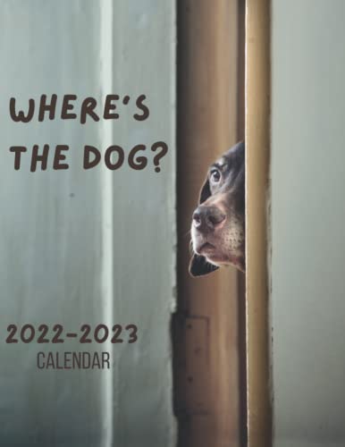 Where's the Dog? 24-Month Calendar for 2022 and 2023: With Full Color Photos of Pooches Playing Hide-and-Seek