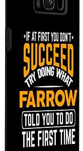 Galaxy S8 Farrow personalized gift name joke funny custom Case