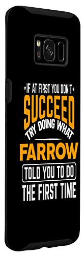 Galaxy S8 Farrow personalized gift name joke funny custom Case