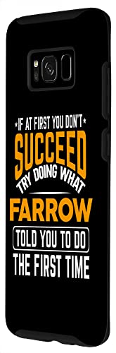 Galaxy S8 Farrow personalized gift name joke funny custom Case