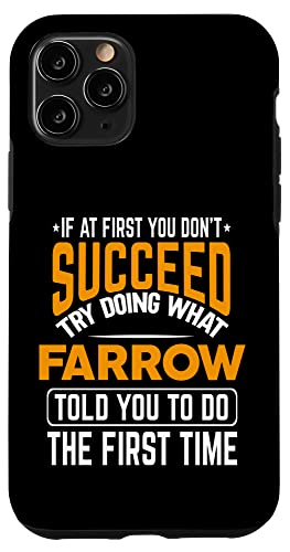 iPhone 11 Pro Farrow personalized gift name joke funny custom Case