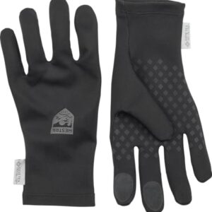 Hestra Infinium Stretch 5-Finger Glove Liner I Machine Washable, Touch Screen Compatible Liner for Added Warmth - Black - 8