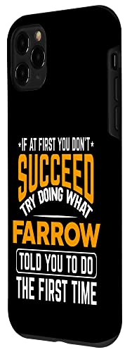 iPhone 11 Pro Farrow personalized gift name joke funny custom Case