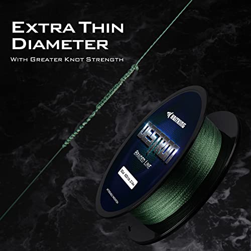 KastKing Destron Braided Fishing Line,Grass Green,20lbs,300 yds