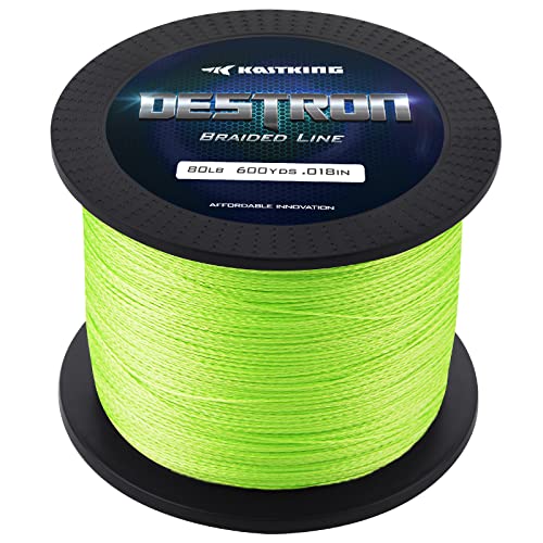 KastKing Destron Braided Fishing Line,Grass Green,20lbs,300 yds