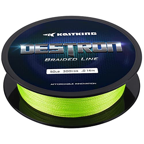 KastKing Destron Braided Fishing Line,Grass Green,20lbs,300 yds