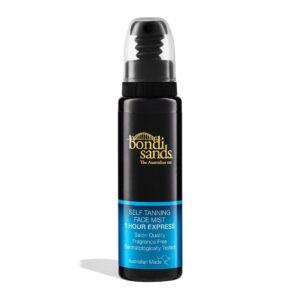 bondi sands 1 hour express self tanning face mist | lightweight dual action formula, dermatologically tested, suitable for sensitive skin | 2.36 fl oz