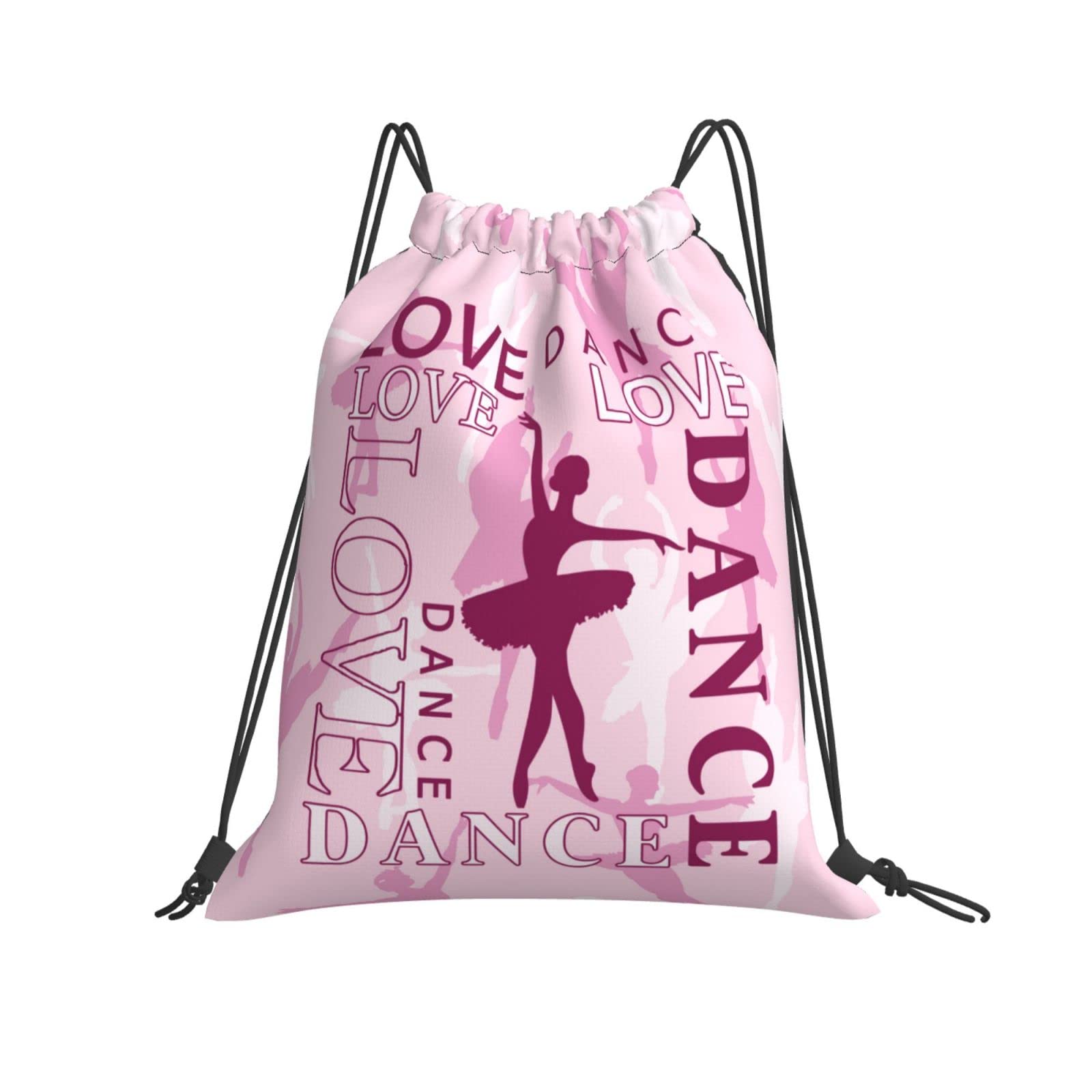 FATTTYCY Dance Bags For Dancers Gym Drawstring Stuff Ballet Backpack Gifts For Little Women