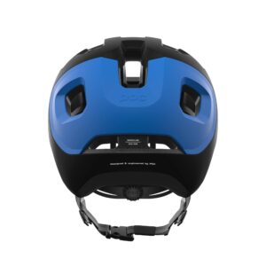 POC Axion Cycling Helmet Uranium Black/Opal Blue Metallic/Matt MED