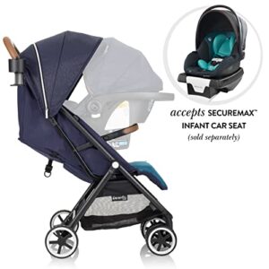 Evenflo Gold Otto Self-Folding Lightweight Travel Stroller (Sapphire Blue)