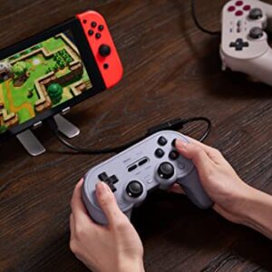 8BitDo Pro 2 Wired Controller for Switch, Windows, Steam Deck & Raspberry Pi (G Glassic Edition)