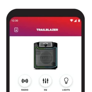 ION Trailblazer - High-Power All-Weather Rechargeable Bluetooth Speaker with Qi Wireless Charging