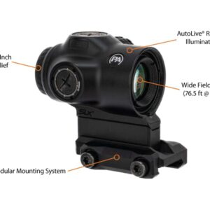 Primary Arms SLX 1X MicroPrism with Green Illuminated ACSS Gemini 9mm Reticle