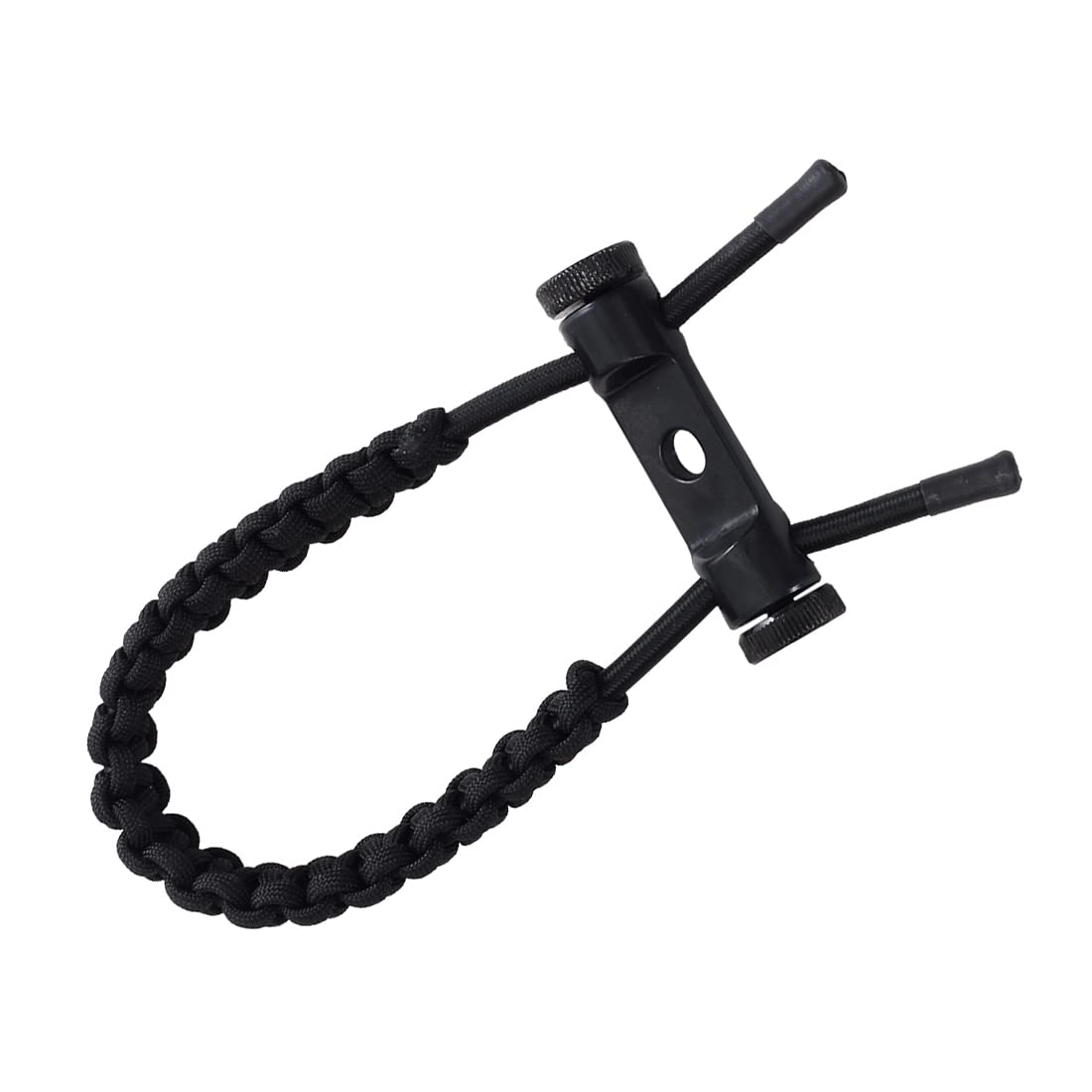 SOPOGER Archery Bow Wrist Sling Adjustable Hunting Wrist Strap Braided for Compound Bow Target Shooting Accessories (Black)