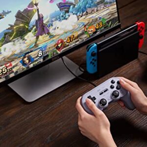 8BitDo Pro 2 Wired Controller for Switch, Windows, Steam Deck & Raspberry Pi (G Glassic Edition)