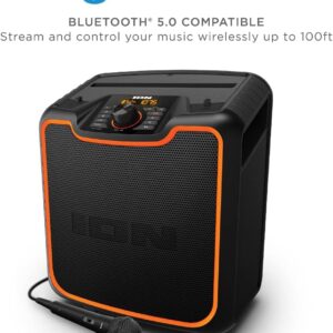 Ion Sport XL - High-Power All-Weather Rechargeable Bluetooth and NFC Enabled Speaker - MK3 (Renewed)