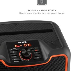 Ion Sport XL - High-Power All-Weather Rechargeable Bluetooth and NFC Enabled Speaker - MK3 (Renewed)