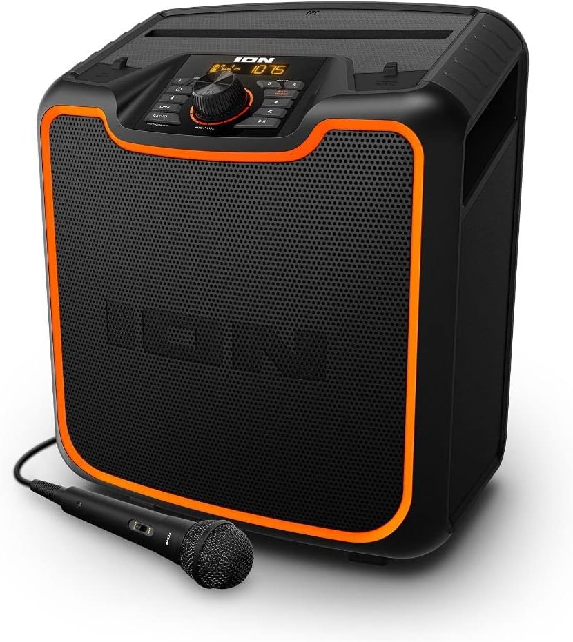 Ion Sport XL - High-Power All-Weather Rechargeable Bluetooth and NFC Enabled Speaker - MK3 (Renewed)