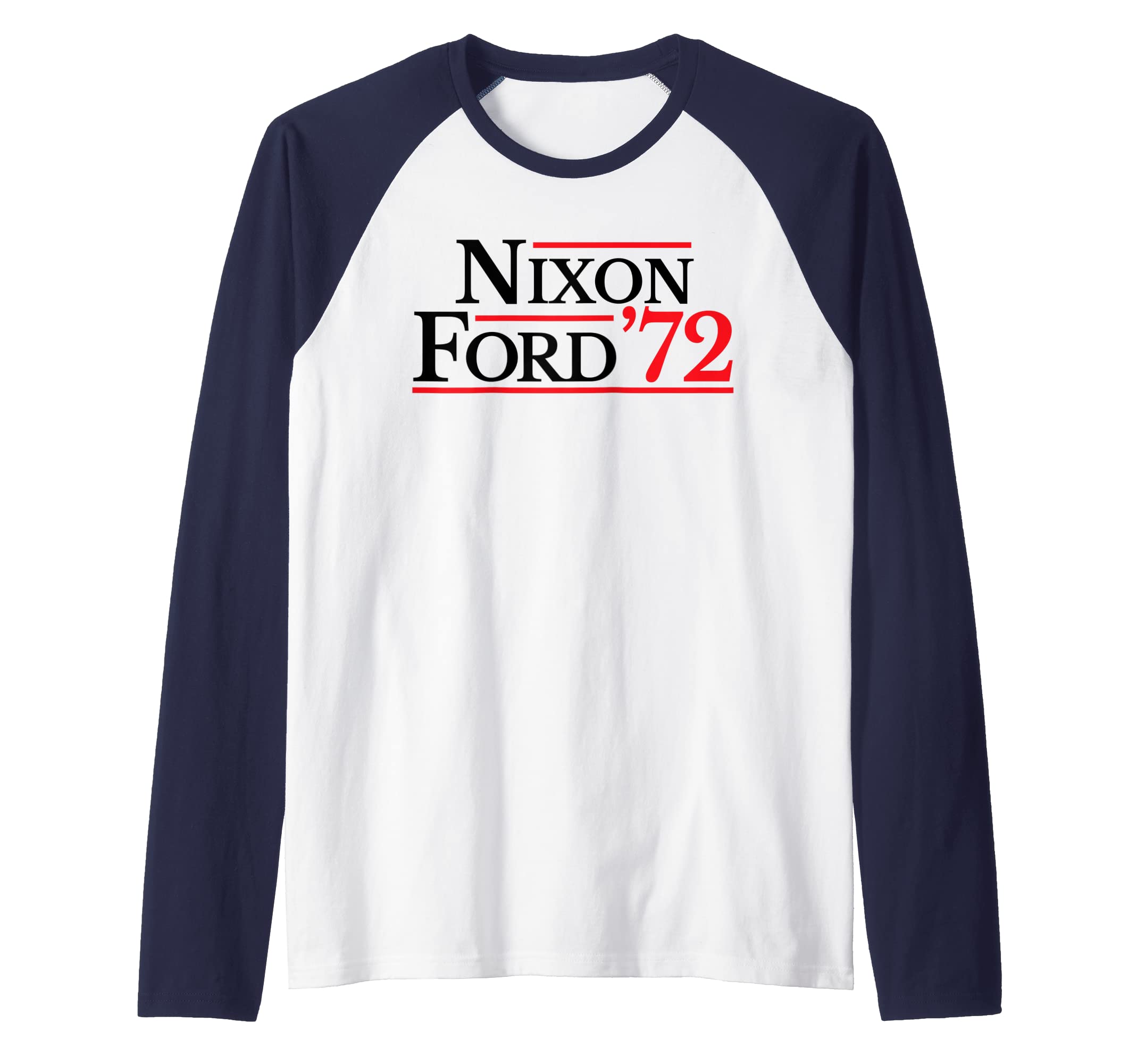 Nixon Ford '72 America Raglan Baseball Tee