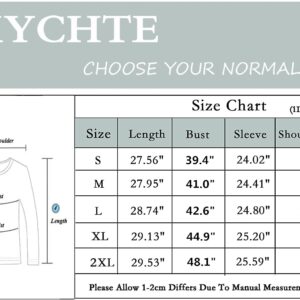 MYCHTE Boy Mom Sweatshirt for Women Casual Fall Winter Long Sleeve Pullover Tops Funny Letter Print Boy Mama T Shirt (XL, Gray)