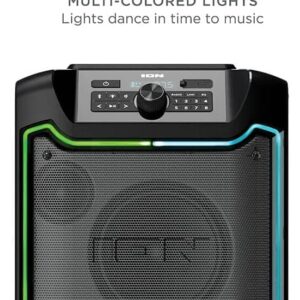 ION Trailblazer - High-Power All-Weather Rechargeable Bluetooth Speaker with Qi Wireless Charging