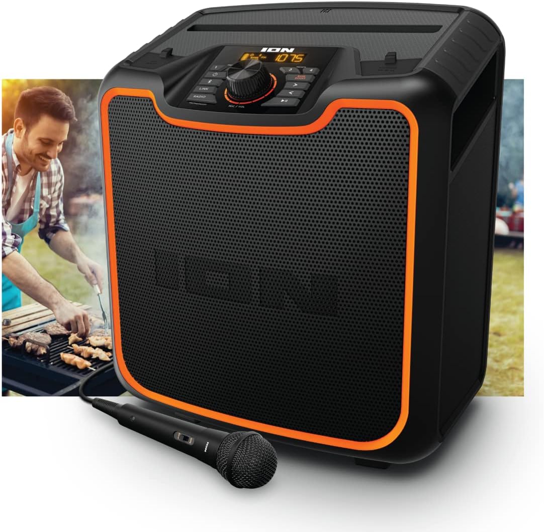 Ion Sport XL - High-Power All-Weather Rechargeable Bluetooth and NFC Enabled Speaker - MK3 (Renewed)