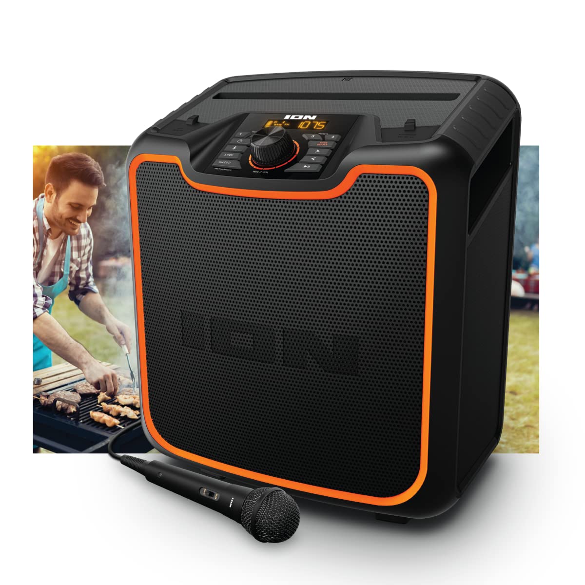 Ion Sport XL - High-Power All-Weather Rechargeable Bluetooth and NFC Enabled Speaker - MK3 (Renewed)